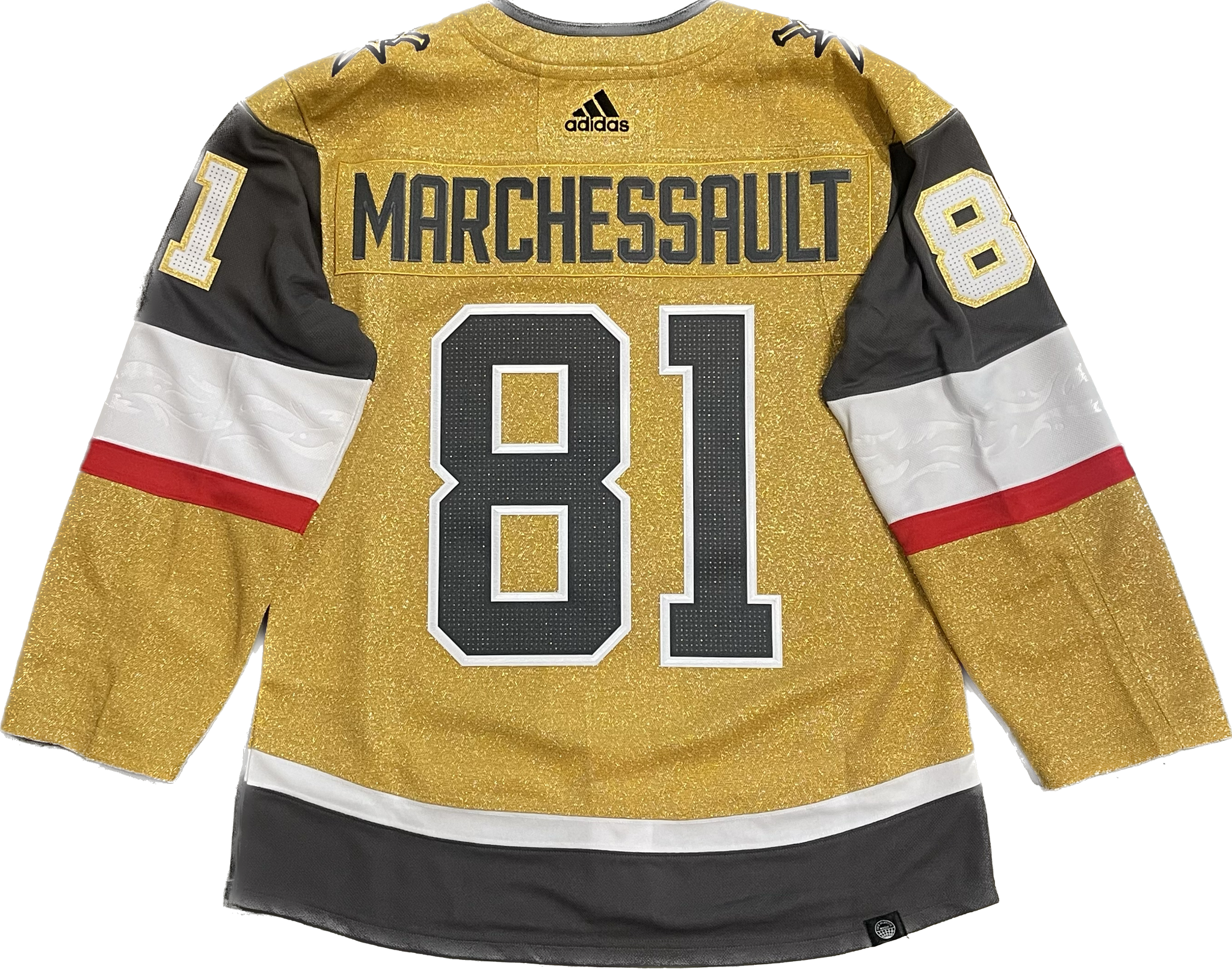Vegas Golden Knights Jonathan Marchessault #81 Men's Adidas Authentic Home Jersey - Gold ***