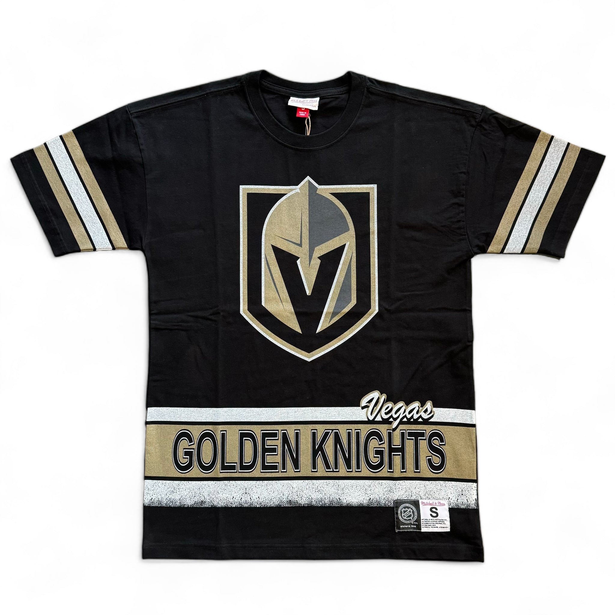Vegas Golden Knights Men's Oversized Current Logo T-Shirt