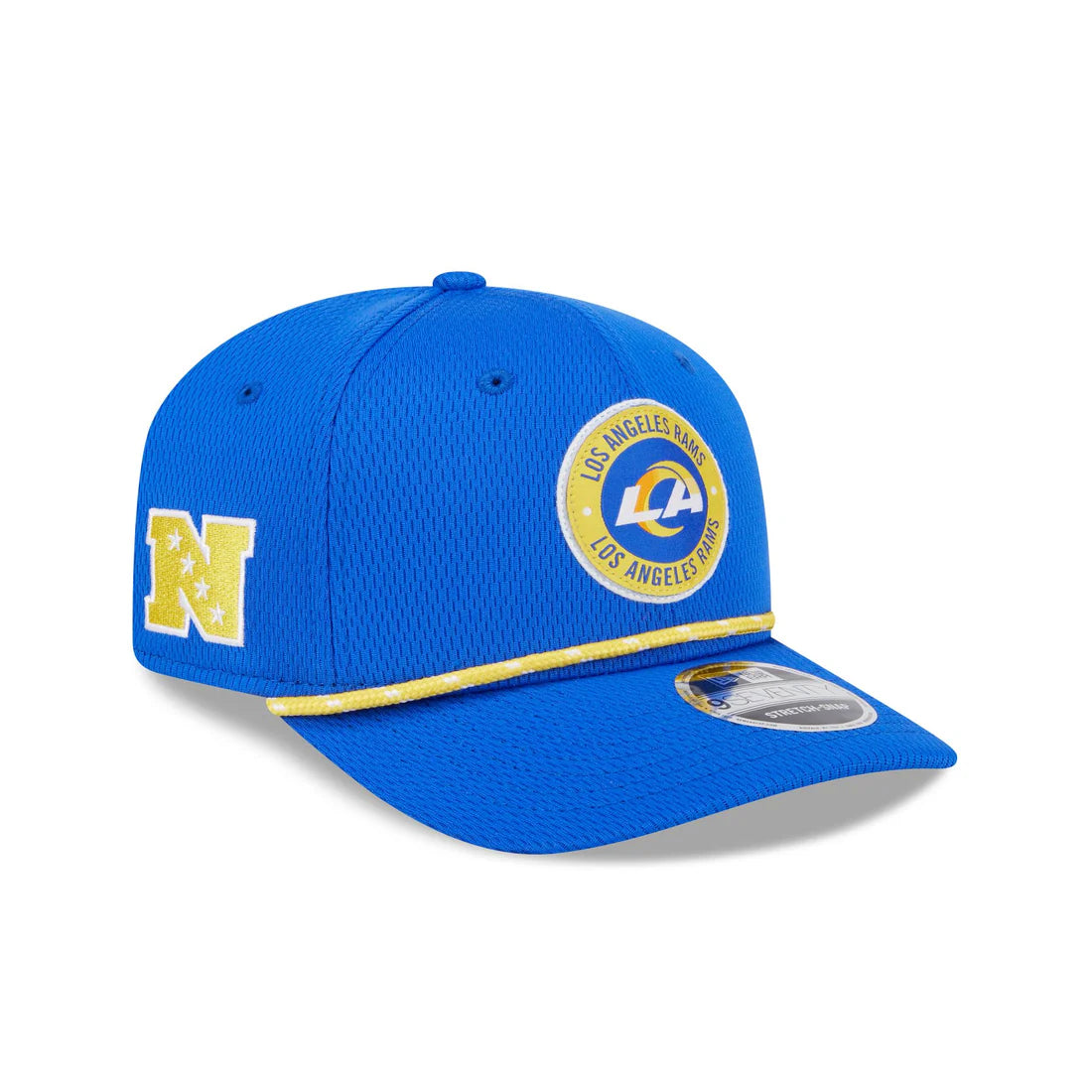 Los Angeles Rams New Era 2024 Sideline 9SEVENTY Stretch Snap Hat Blu Sports Town USA