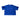 New York Giants Women's NE Primary Logo Foil Blue Crew SS Crop Tee