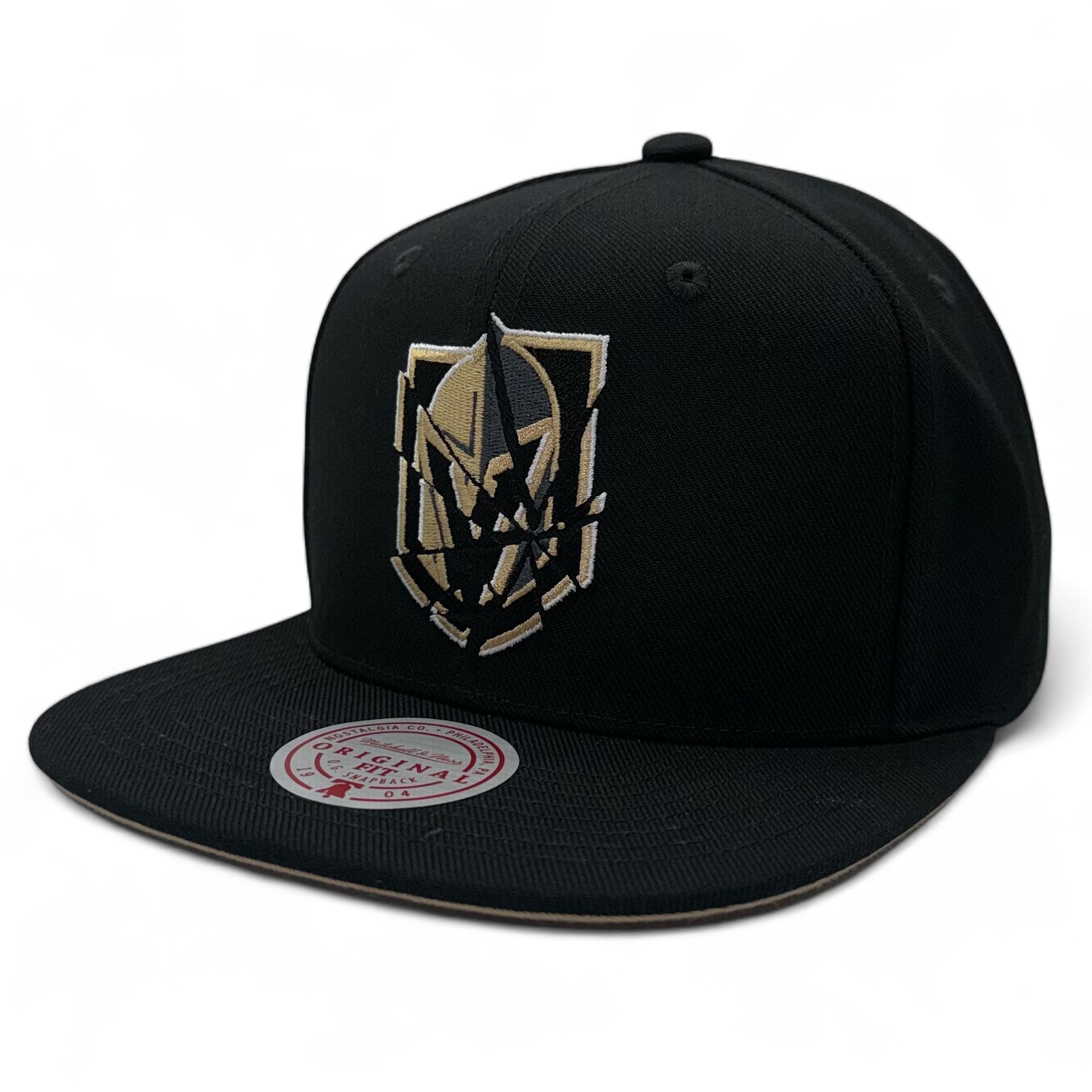 Vegas Golden Knights Mitchell & Ness Shattered Record Snapback Hat