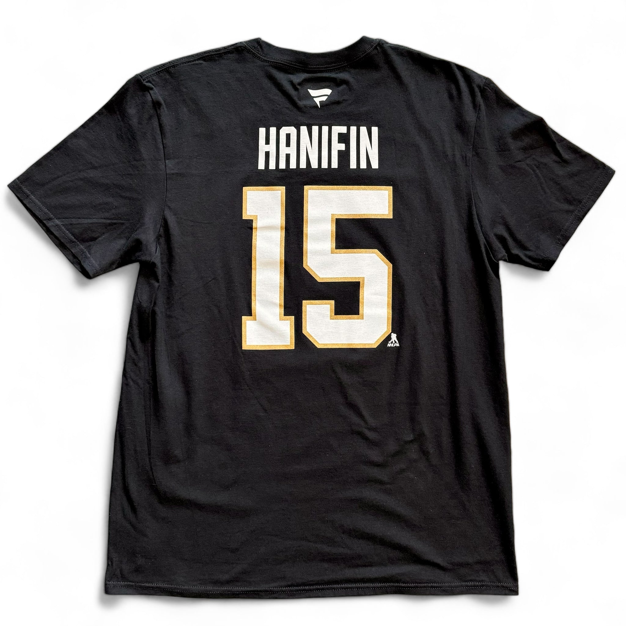 Vegas Golden Knights Hanifin Stack Name & Number T-Shirt - Black