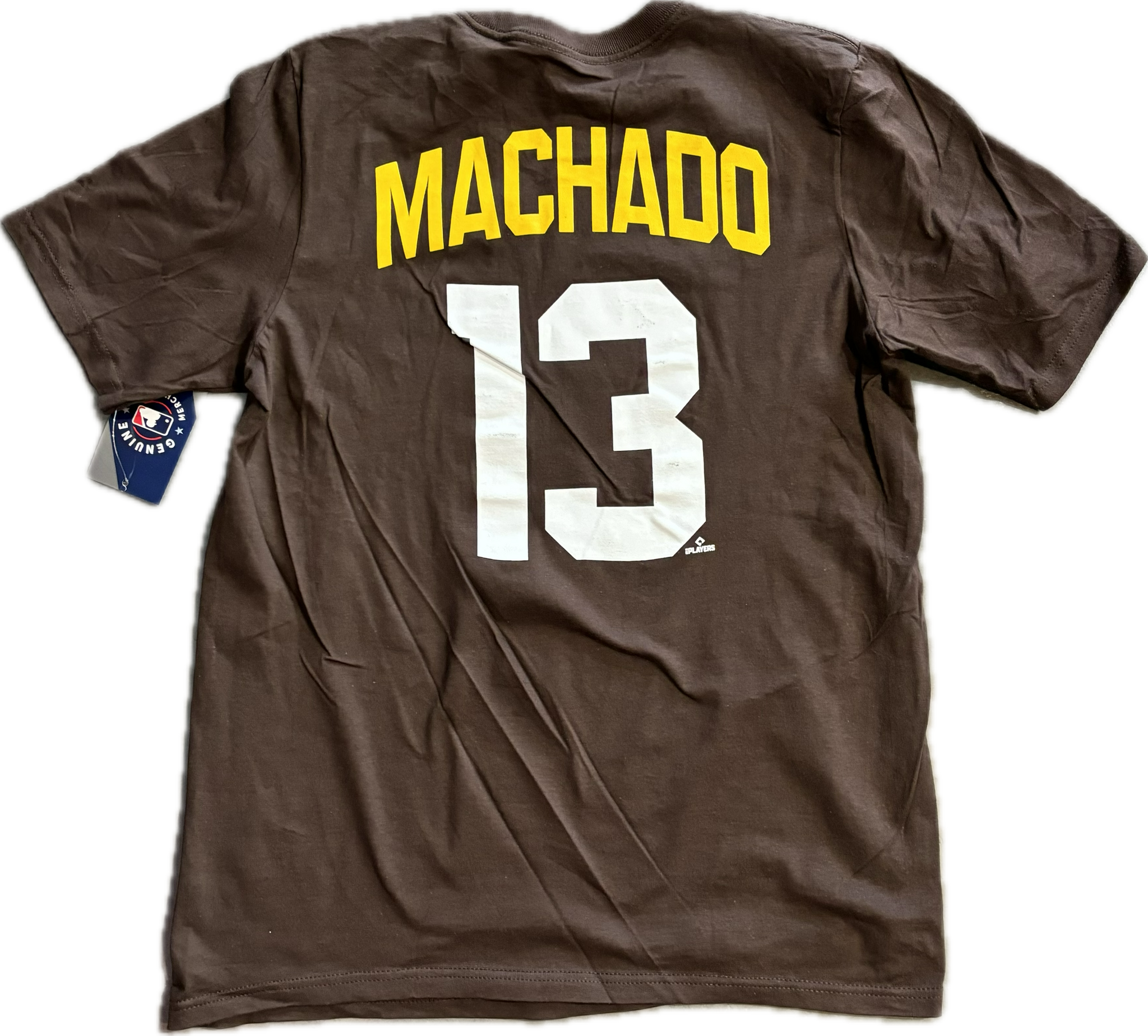 San Diego Padres Youth Manny Machado Name and Number Brown T-Shirt