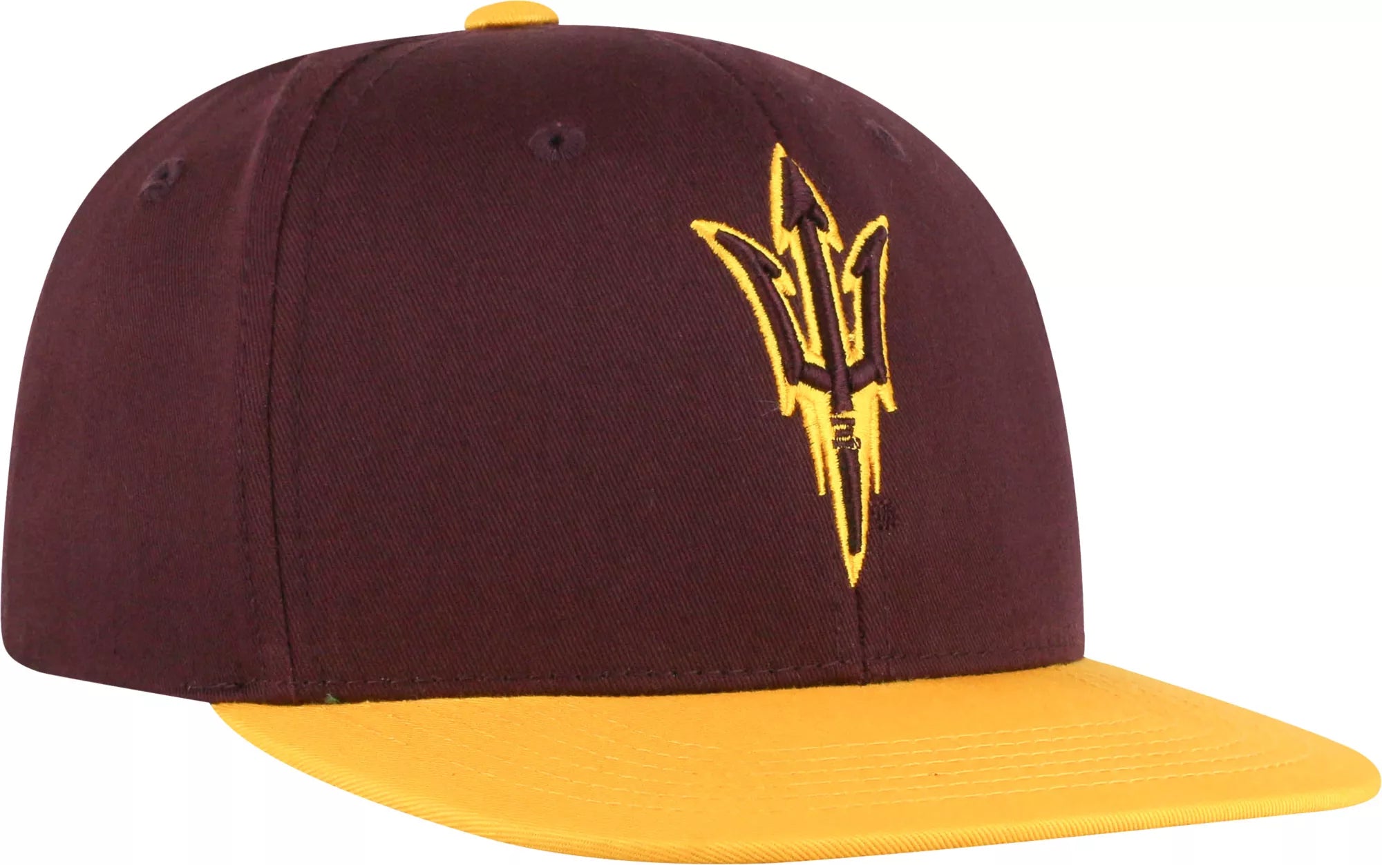 Arizona State University Top of the World Youth Sun Devils Maroon Maverick Snapback Hat - Maroon