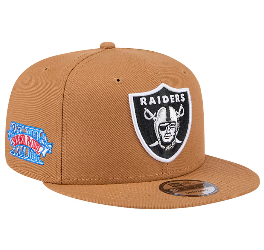 Las Vegas Raiders New Era Color Pack 9FIFTY Snapback Hat with Side Pat Sports Town USA