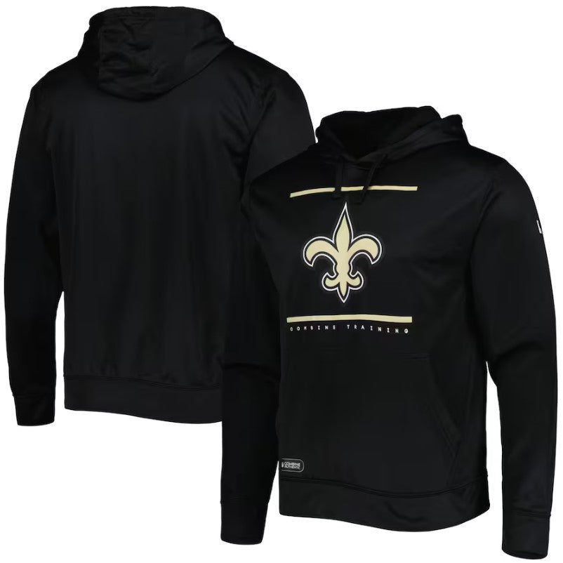New Orleans Saints Combine Authentic Split Defense Pullover Hood Sports Town USA