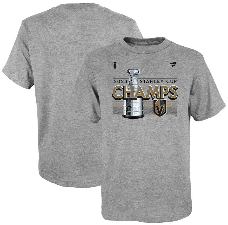 Vegas Golden Knights Youth 2023 Stanley Cup Champions Locker Room T-Shirt