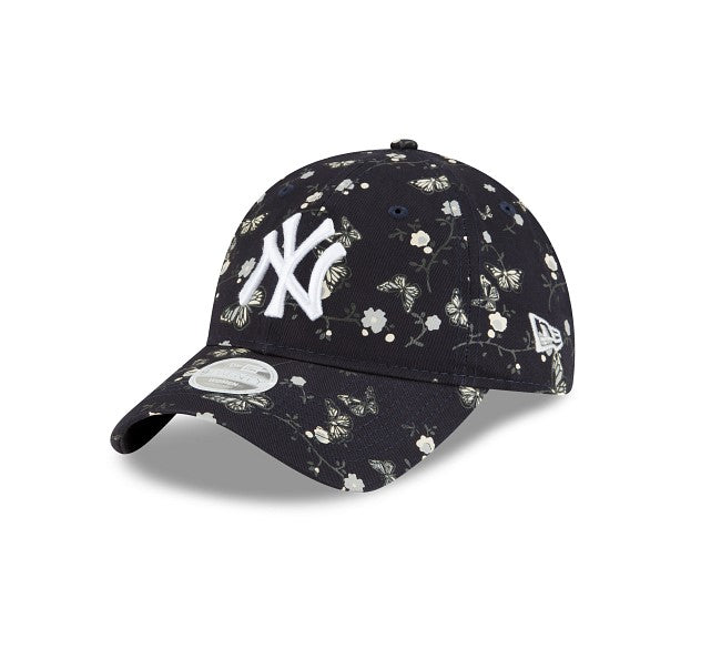 New York Yankees New Era 9TWENTY Women's Navy Blue Floral Adjustable Hat