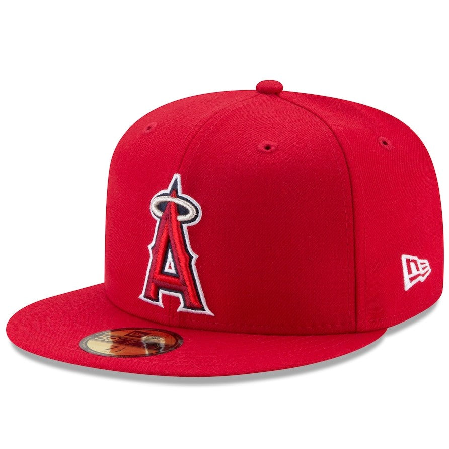Los Angeles Angels New Era 59FIFTY Red Game Authentic Collection On-Field Fitted Hat