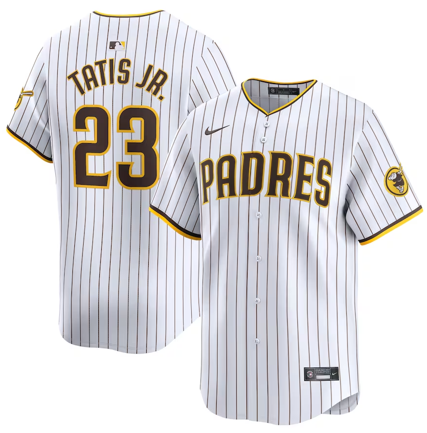San Diego Padres Nike Men's Fernando Tatis Jr. White Home Limited Player Jersey ***