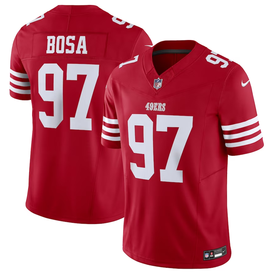 San Francisco 49ers Nick Bosa Nike Vapor F.U.S.E. Limited Jersey - Scarlet ***