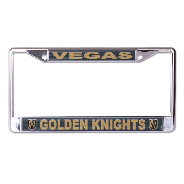 Vegas Golden Knights License Plate Frame - Chrome