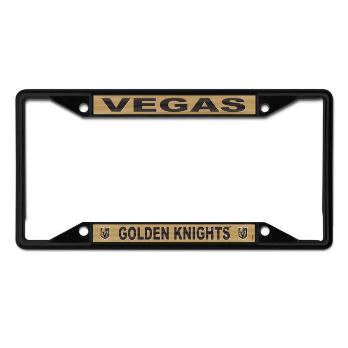 Vegas Golden Knights License Plate Frame - Gold/Black