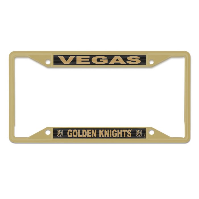 Vegas Golden Knights License Plate Frame - Gold