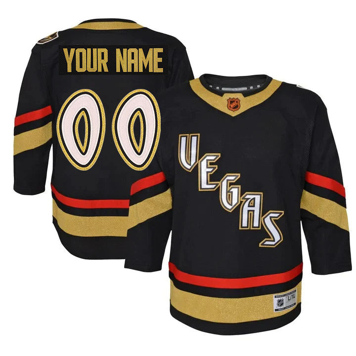 San Jose Sharks Youth - Reverse Retro NHL Jersey/Customized