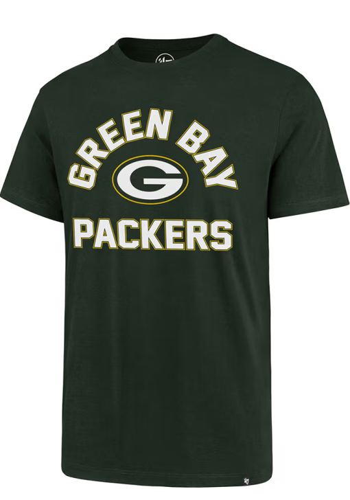 Green Bay Packers Men s Pro Arch Super Rival T Shirt Dark Green Sports Town USA
