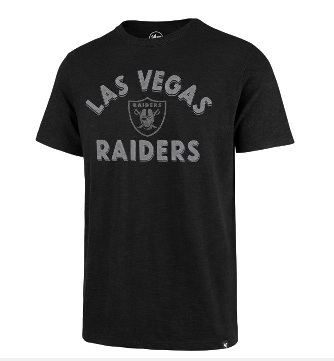 Las Vegas Raiders Scrum Double Back Black T-Shirt