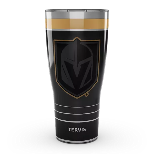 Vegas Golden Knights® - Night Game Tervis Traveler - Stainless Steel Tumbler with Slider Lid - 30oz