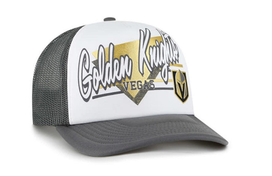 Vegas Golden Knights '47 Trucker Charcoal Hang Out Snapback Hat