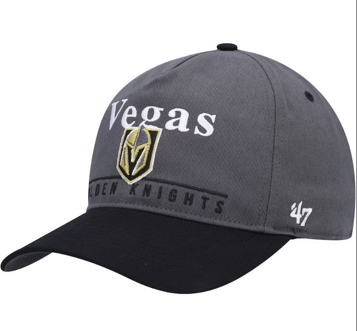 Vegas Golden Knights '47 Charcoal/Black Super Hitch Adjustable Snapback Hat