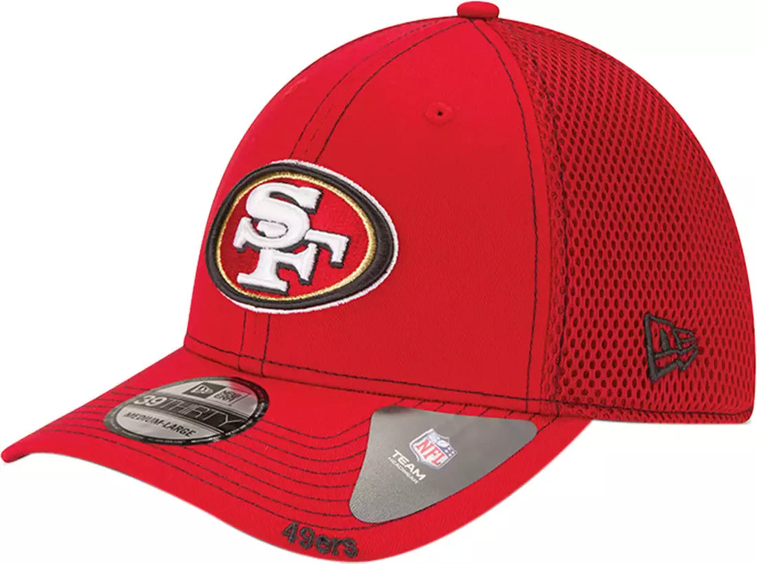 San Francisco 49ers 39Thirty Neoflex Red Stretch Fit Hat Sports