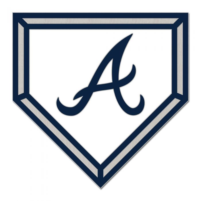 Atlanta Braves Home Plate Collector Enamel Pin