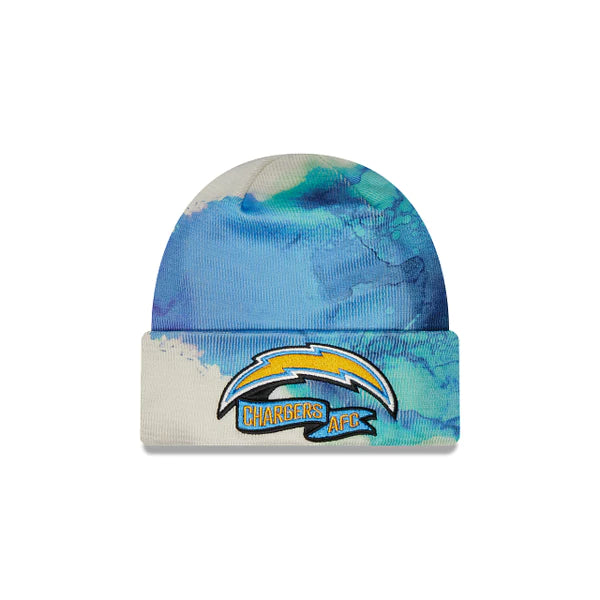 Los Angeles Chargers 2022 Cold Weather Ink Dye Knit Beanie
