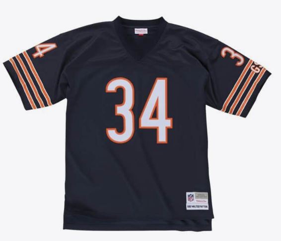 Chicago Bears Mitchell & Ness Walter Payton Authentic Throwback Jersey