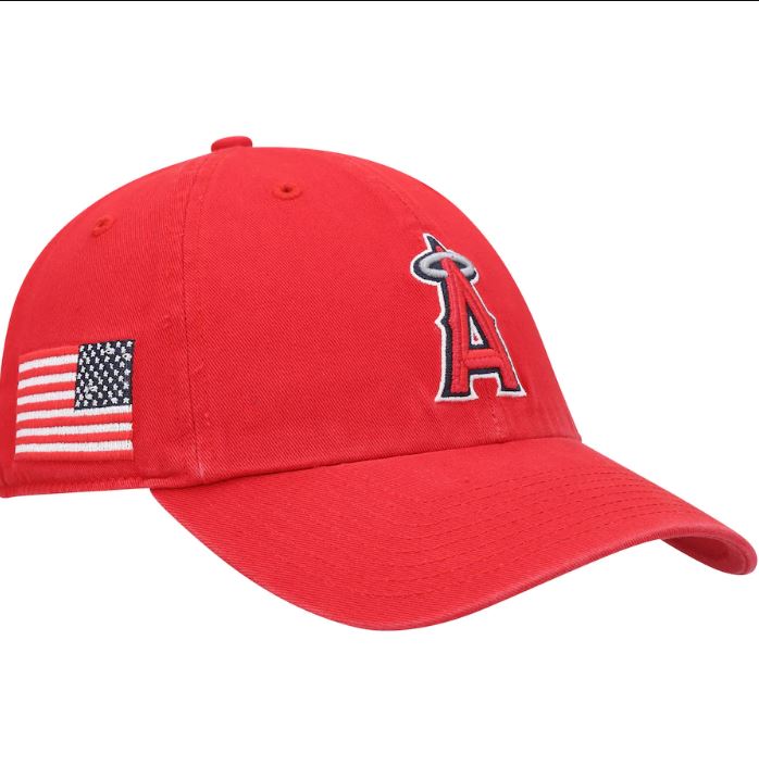 Los Angeles Angels '47 Brand Heritage Red Clean Up Hat