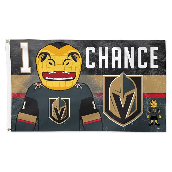 Vegas Golden Knights Chance Deluxe Flag 3'x5'