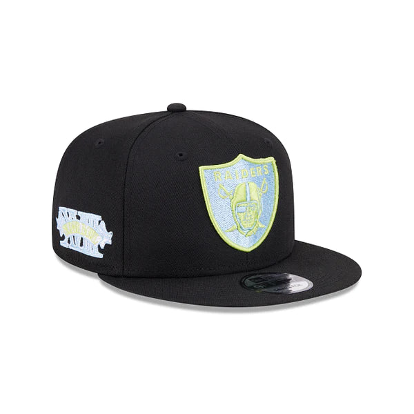 Las Vegas Raiders 59FIFTY Color Pack Hat With Green and Blue Logo