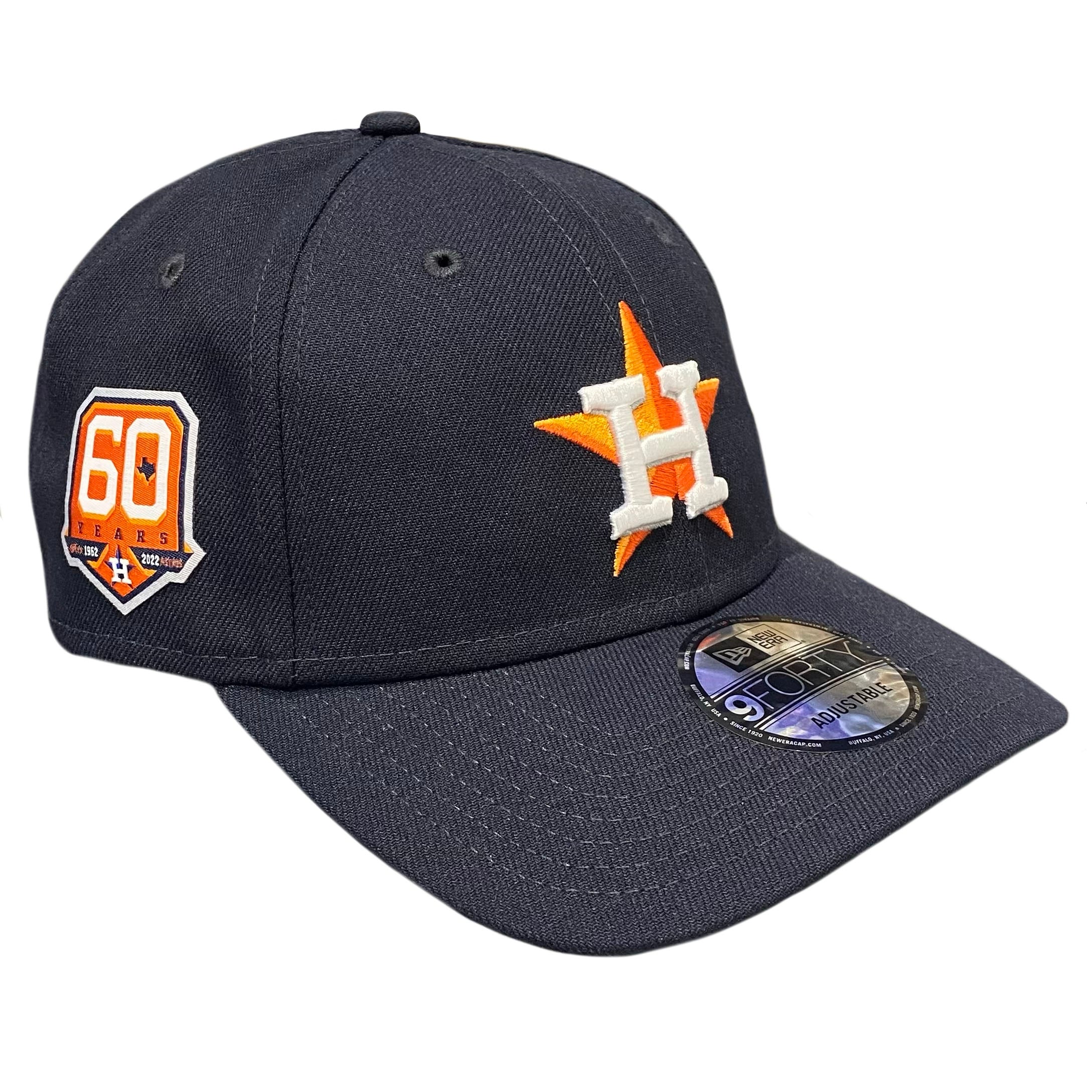 New Era Men's Houston Astros 60th Anniversary Side Patch 9FORTY