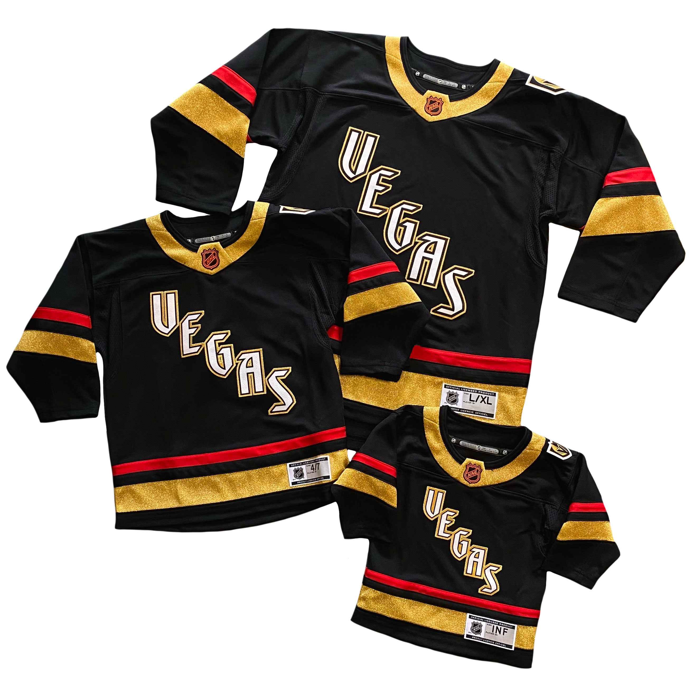 H550B-LAV394B Vegas Golden Knights Blank Hockey Jerseys –
