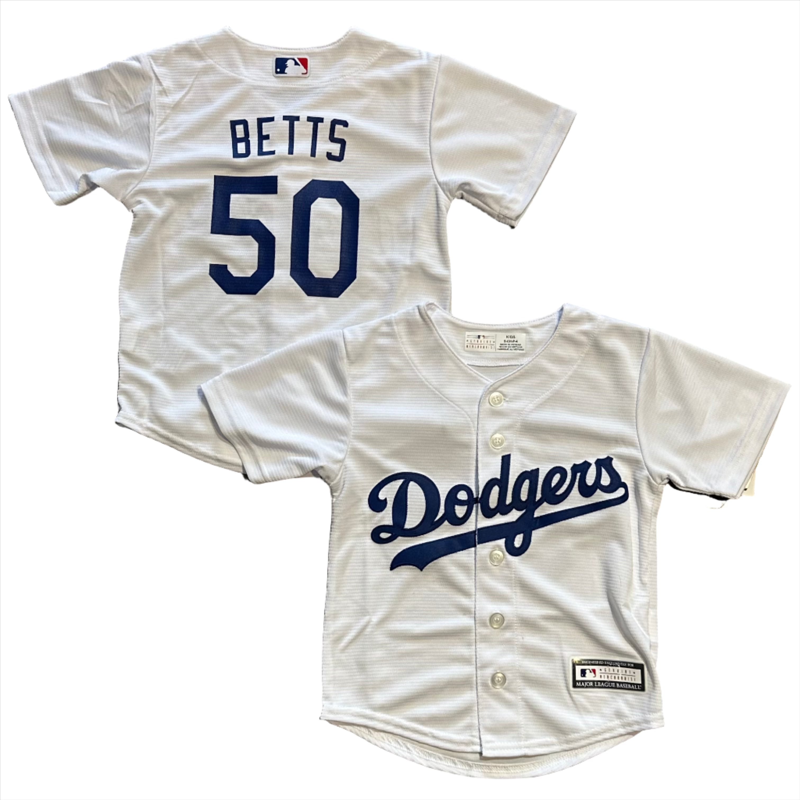 Mookie Betts Los Angeles Dodgers Kids Official Player Baseball Jersey –  Sports Town USA