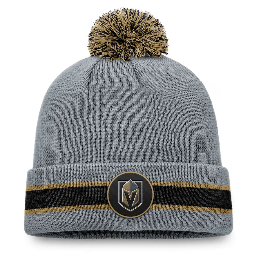 Vegas Golden Knights Cuffed Knit Beanie with Pom