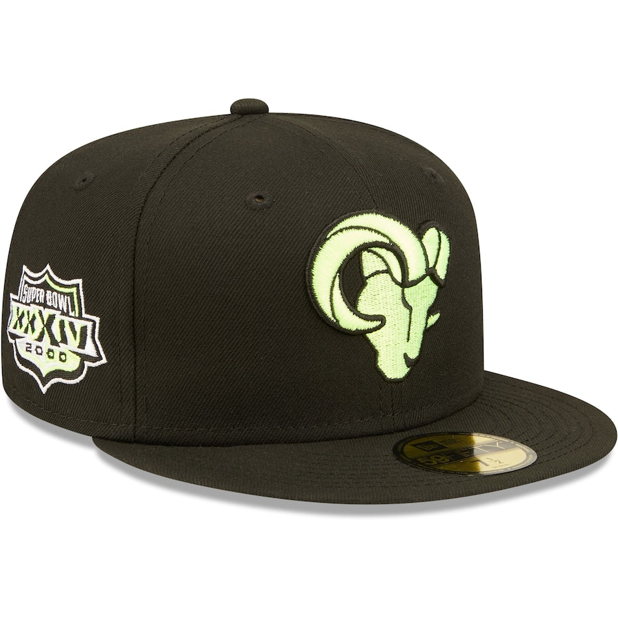 All black sale rams hat