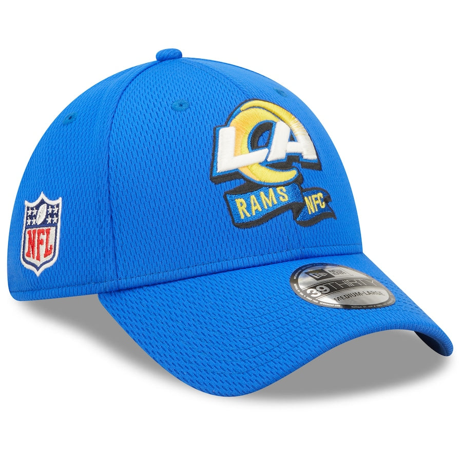 Los Angeles Rams Royal 2022 Sideline 39THIRTY Coaches Flex Hat