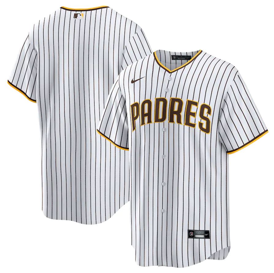 San Diego Padres Nike Men's Home Blank Baseball Jersey ***