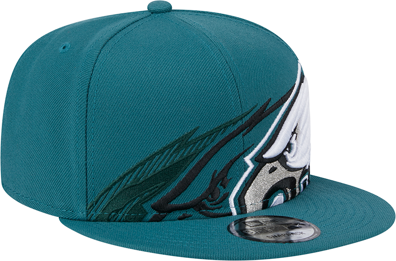 Philadelphia Eagles Team Shadow 9FIFTY Snapback Hat Sports Town USA