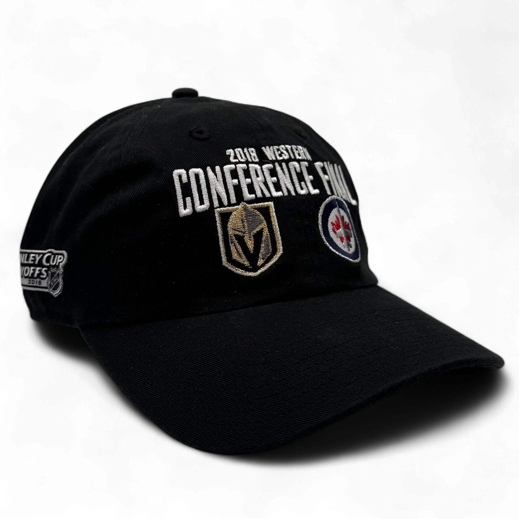 Vegas Golden Knights vs Winnipeg Jets 2018 Western Conference Final Adjustable Hat