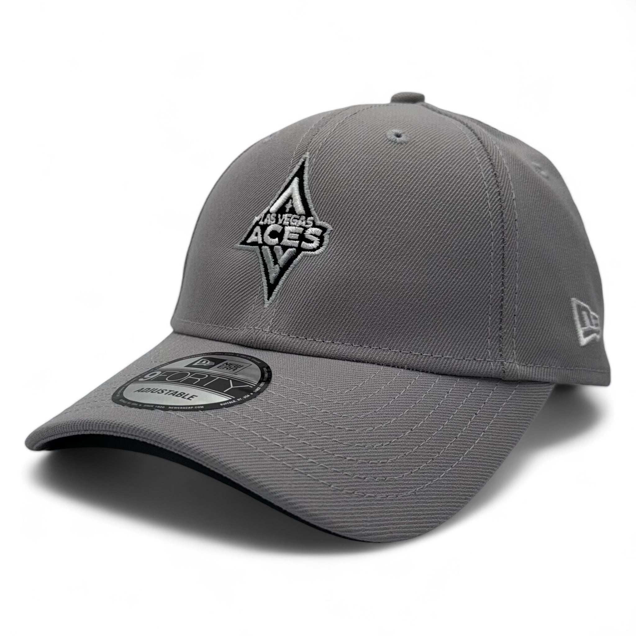 Las Vegas Aces Wordmark 9forty Adjustable Hat - Grey