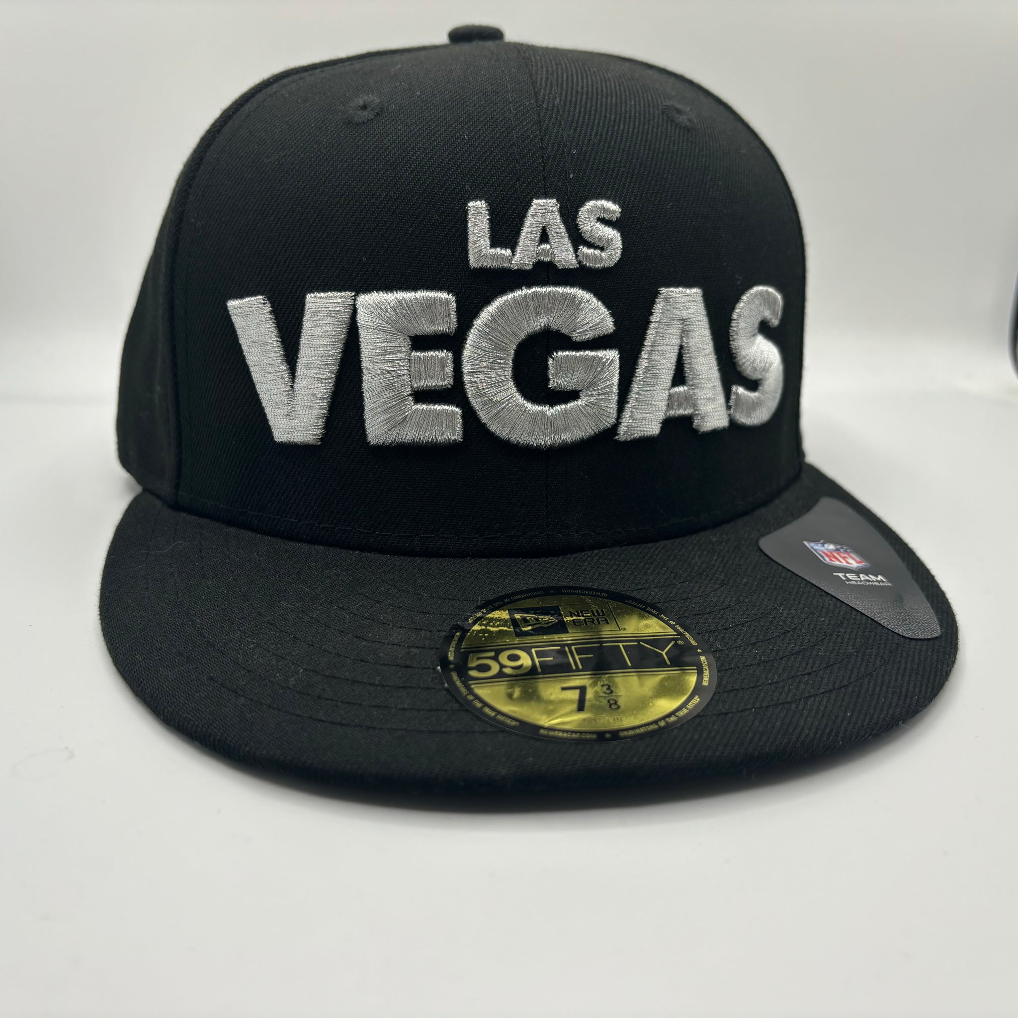 Las Vegas Raiders Script Fitted Hat