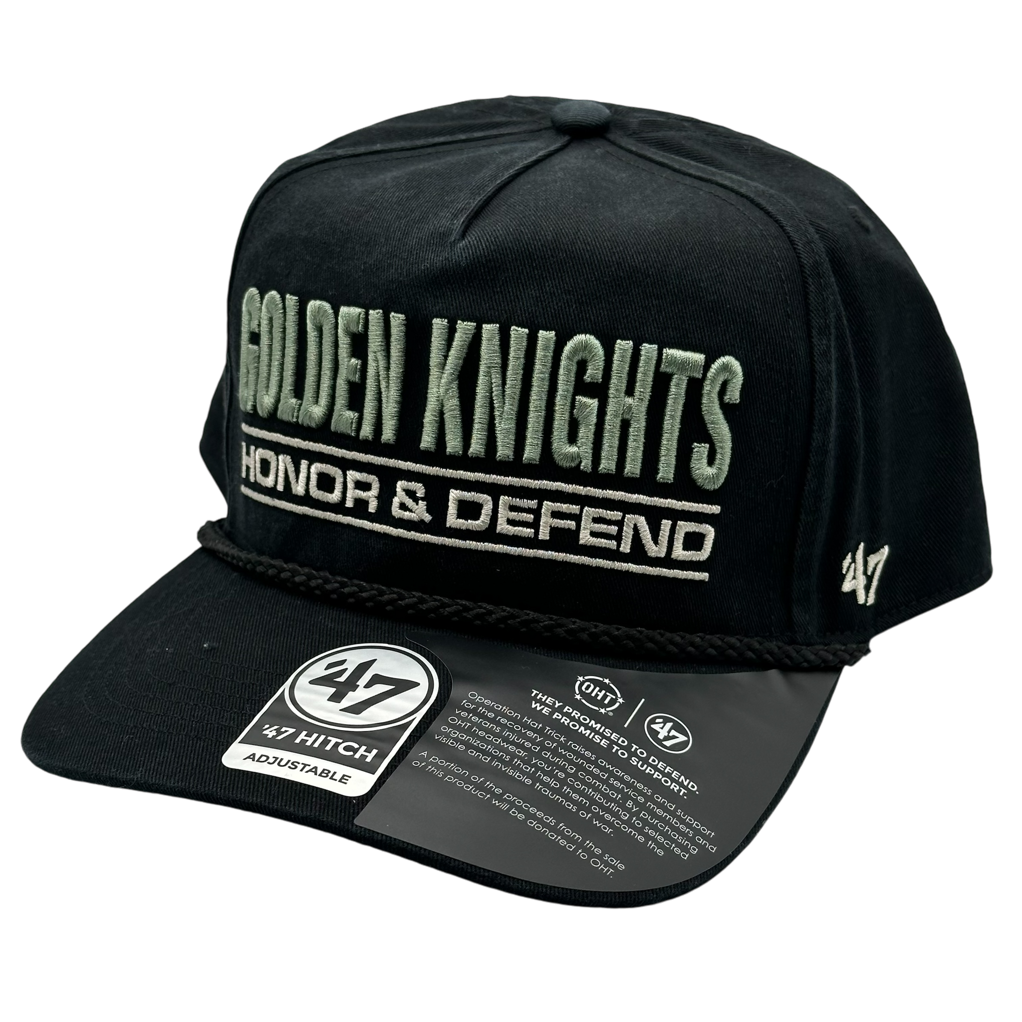 Vegas Golden Knights OHT Homeland Hitch 47'- Black