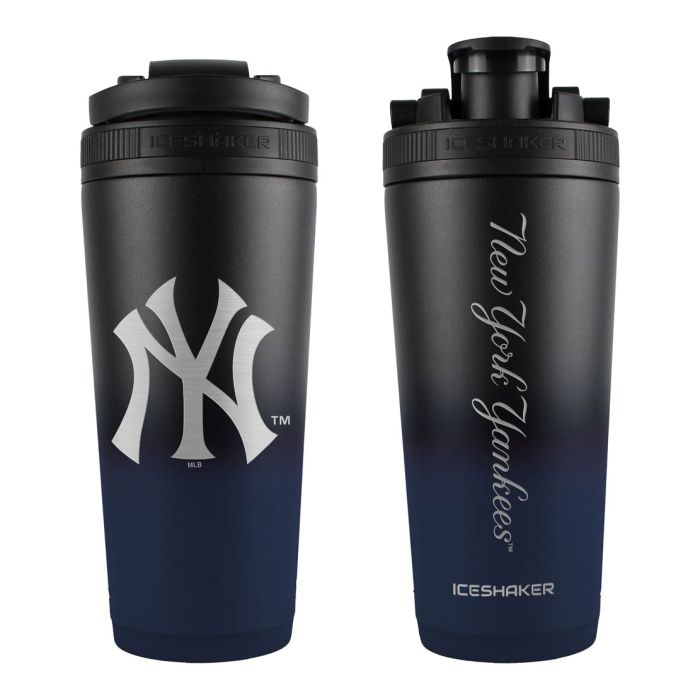 New York Yankees 26 oz. 4D Navy Stainless Steel Ice Shaker