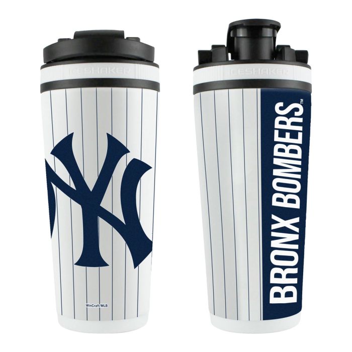 New York Yankees 26 oz. 4D Pinstripe Stainless Steel Ice Shaker