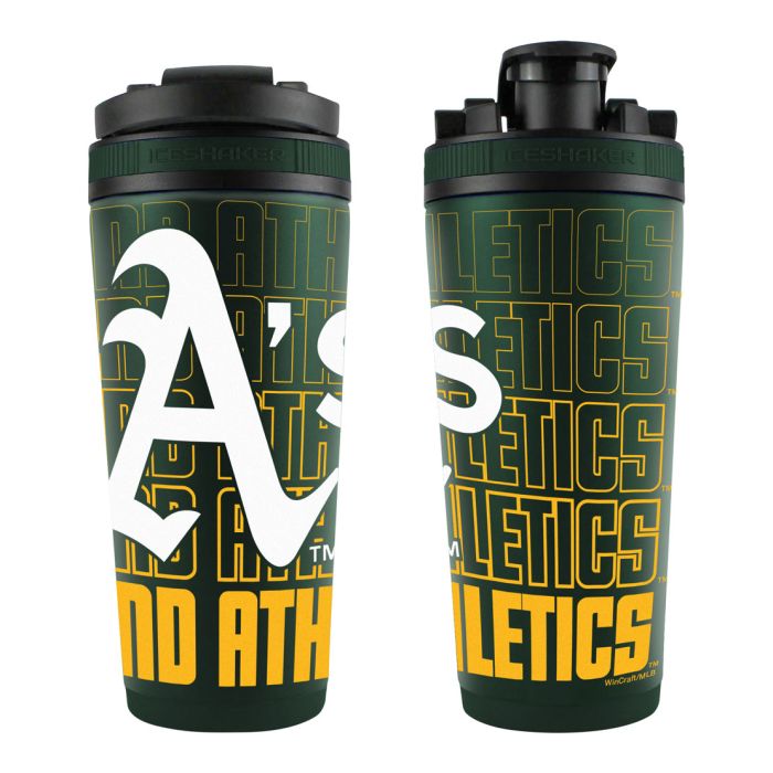 Athletics 26oz 4D Stainless Steel Ice Shaker - GREEN