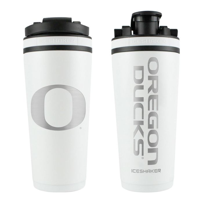 Oregon Ducks 26oz Stainless Steel Ice Shaker - WHITE