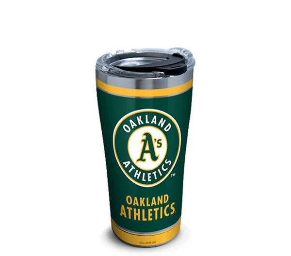 Oakland Athletics Home Run 20 oz. Stainless Steel Tumbler