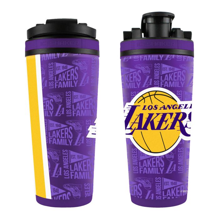 Los Angeles Lakers 26oz 4D Stainless Steel Ice Shaker