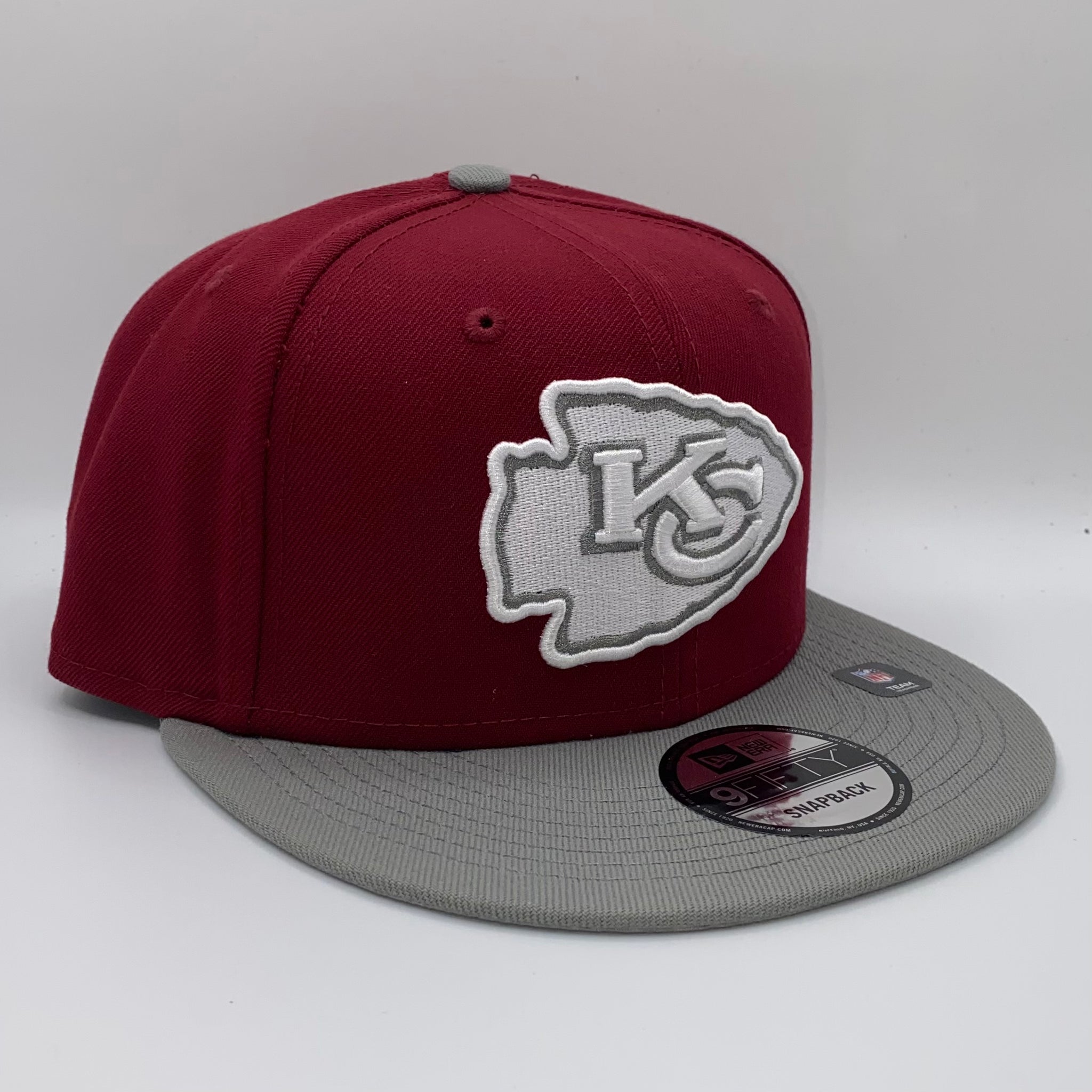 Kansas City Chiefs 2Tone Color Pack 9FIFTY Snapback Hat - Cardinal/Gray